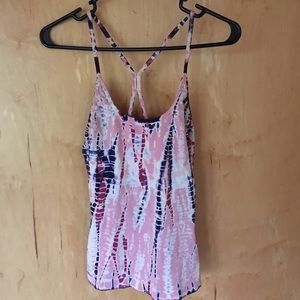 Hard Tail tie-dye tank top